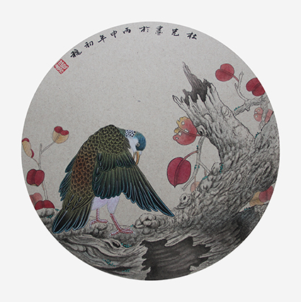 《梳理》团扇.jpg