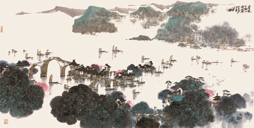 1547624634769365.jpg 春风又绿江南岸144cmX366cm 2005年.jpg