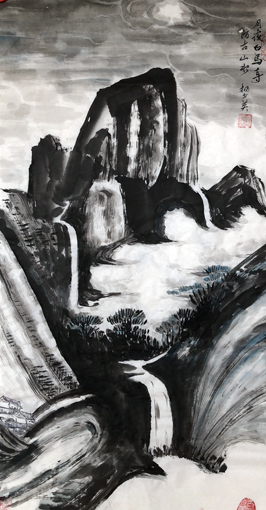 1547691015129263.jpg 杨书英作品《月夜白马寺》.JPG