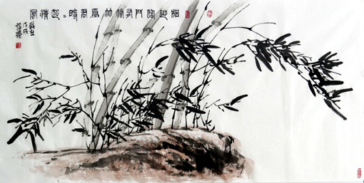 1547691568797809.jpg 袁锦标作品10 墨竹,68x136cm 2018年.jpg