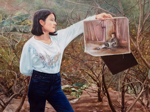 1547706314721686.jpg 巴古作品7《爱情转弯的地方》 布面油画 200x150(cm).jpg