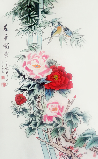 1547774649115738.jpg 付玉法作品《花开富贵》规格:138cmx69cm.jpg