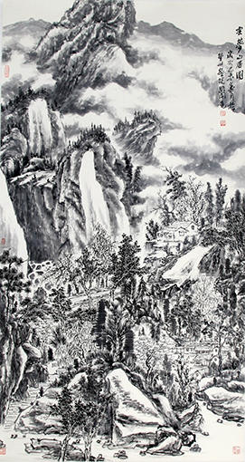 1547776698895448.jpg 云梦山居图134cmX67cm2015年.jpg