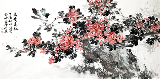 1547776920112222.jpg 李诗鸿作品《高情远致》规格:138cmx69cm.jpg