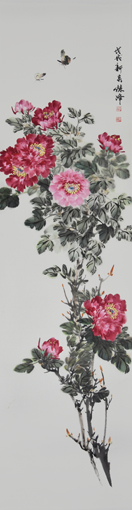 《富贵常春》2018年作 180cmx48cm.jpg