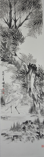 《路路长通》2018年作 180cmx48cm.jpg