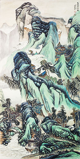 策枝寻诗图67x134cm.jpg