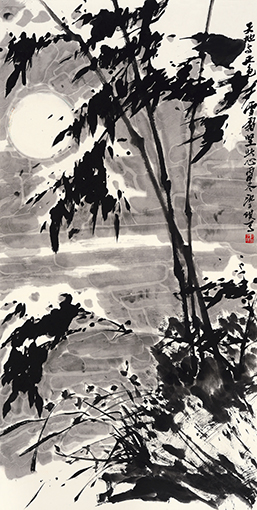 沈子琪作品《天地与正色》规格：137cmx68cm.jpg