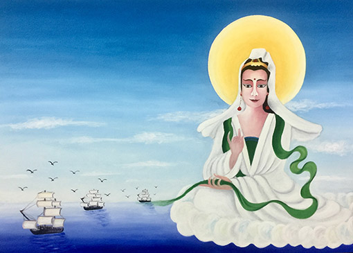 郭全林作品《一带一路观音像》168cmX118cm.jpg