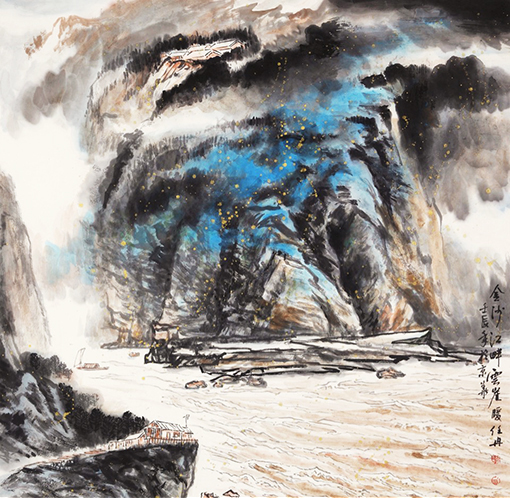 1547861343491379.jpg 任冉作品《金沙江畔雲崖暖》规格:68cmx68cm.jpg