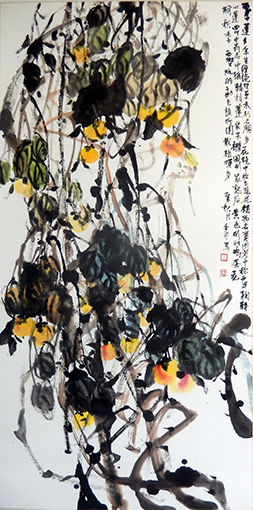 道金平作品5《西番莲》68x138cm,2015年。.jpg