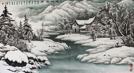 《寒林雪屋》.JPG