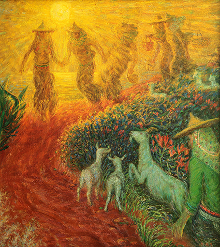 1547865409794797.jpg 《海边小路》135cmX120cm油画 2002-2015年 洪瑞生.jpg