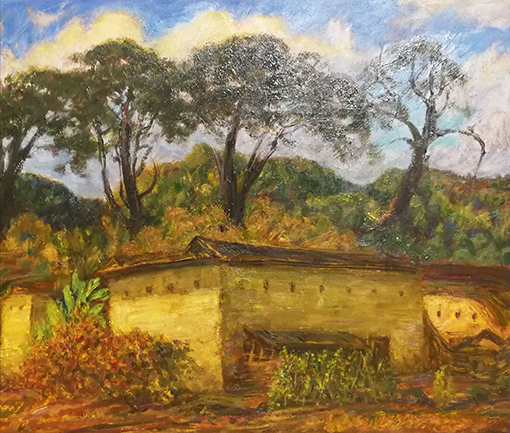 1547865485753056.jpg 《土楼-岁月相依》55cm x 65cm油画 2017年 洪瑞生.jpg