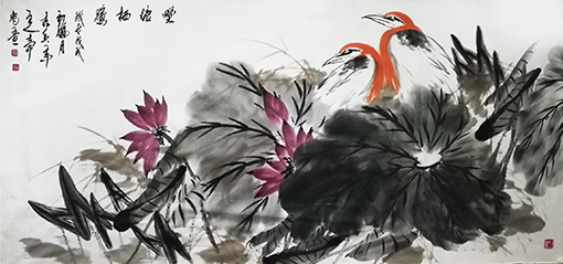 赵士开作品8  180X84cm  价格：每平尺800元.JPG