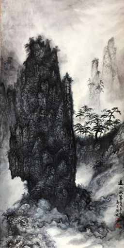 《远山秋暮》规格：75x75cm  价格：680000元一幅.png