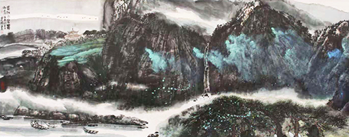 《蜀江水碧蜀山青》 规格：260x100cm 价格：30000元一幅.jpg