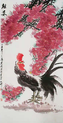 《雄姿》 规格：130x68cm 价格：3000元一幅.jpg