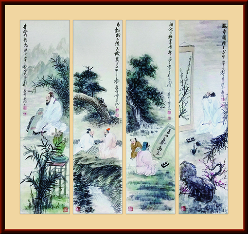 《四条屏》规格：1600×1600mm价格：每平尺20000元.jpg