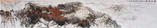 《万山红遍》规格：240x60cm   价格：三万元一幅.jpg