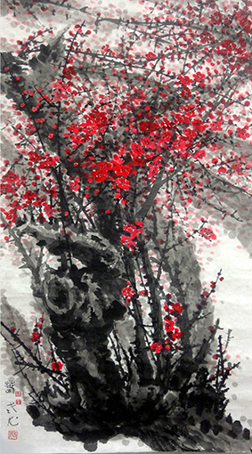 《春 》  规格：92x50cm  价格：面议.JPG