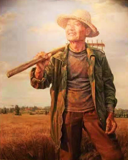 油画人物《我的大舅》 规格：70X90cm 价格：15000元一幅.jpg