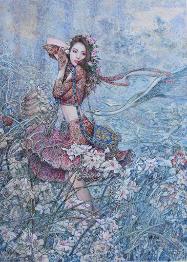 《婀曼花容》 142x103cm 每平尺：12000元.jpg