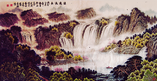 《源远流长》国画  240cmX120cm每平尺10000元.jpg