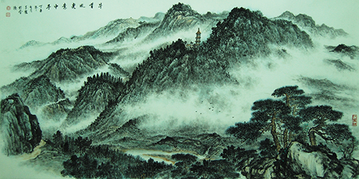 《牛首风光意中寻》 规格：138x69cm 价格：20000一幅.jpg