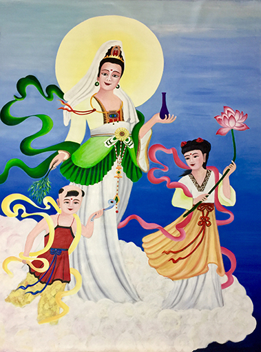 郭全林作品1《观音出行》220cmX168cm.jpg