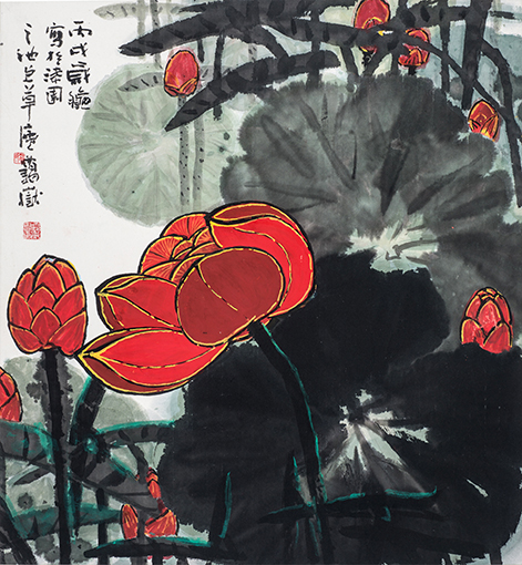 不染系列之红荷.jpg