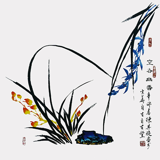 陈其旋作品《空谷幽香》规格：68cmx68cm.jpg