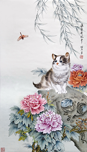 朱梅君作品《乐在春风中》.jpg