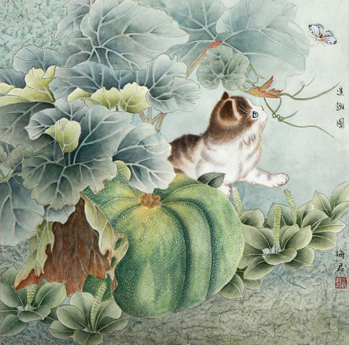 朱梅君作品《逗趣图》.jpg