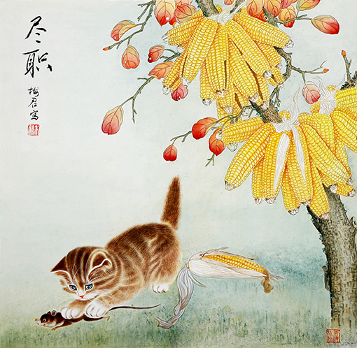 朱梅君作品《尽职》.jpg