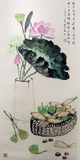 塘中偶自洁莲.jpg