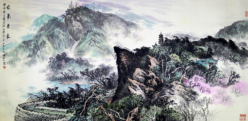 《紫气东来》规格：138x68cm 2013年创作.png