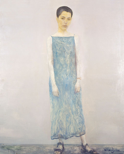 何多苓 《张帆》油画.jpg