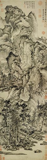 元 王蒙 青卞隐居图轴 纸本水墨 上海博物馆藏.jpg