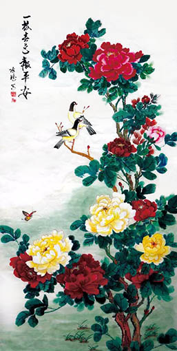 一枝春色报平安      136x68cm.jpg