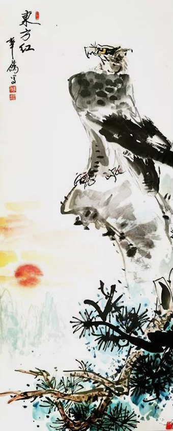 东方红 华鹰 160×68cm 2008年.jpg