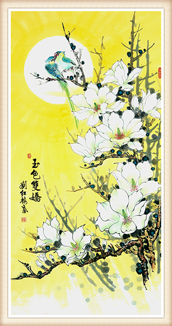 2018115《玉色双娇》68cmX136cm刘红梅2016年作（价格：每平尺5600元）.png