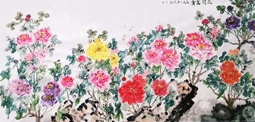 《花开富贵》规格：248cmx129cm.jpg