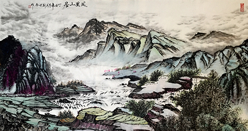 刘世全作品《凤凰山居》.jpg