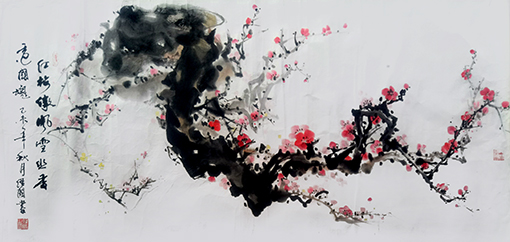 崔维国作品《红梅傲风雪》.jpg