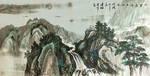 《一望飞峙大江边》规格：138x68cm  戊戍冬月.jpg