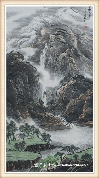 王继平作品《西藏之春》规格：六尺--价格：二万.jpg