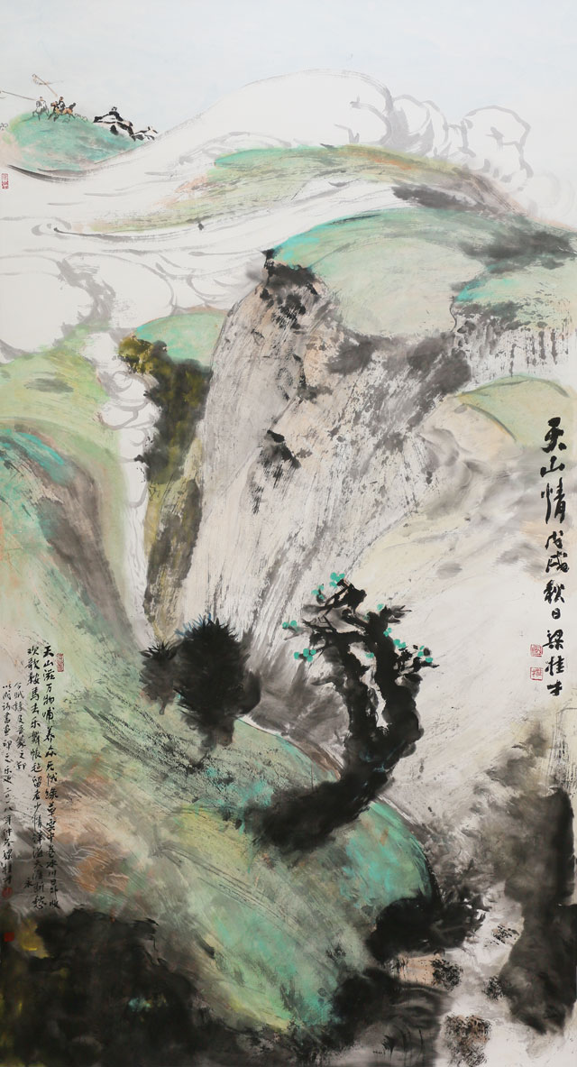 梁桂才作品《天山情》.jpg