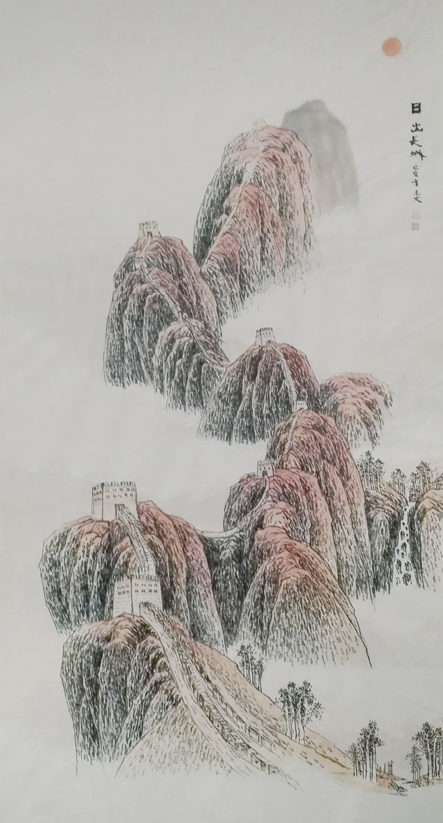 江志文作品《日出长城》.jpg