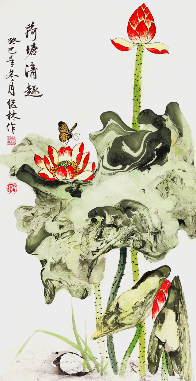 杨继林作品《荷塘清趣》.jpg